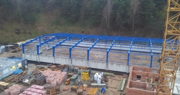 Construction of the treatment plant in Gorzów Wlkp.